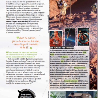 L’aube est bleue dans la presse