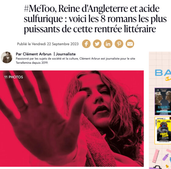 « Les 8 romans les plus puissants de la rentrée littéraire »