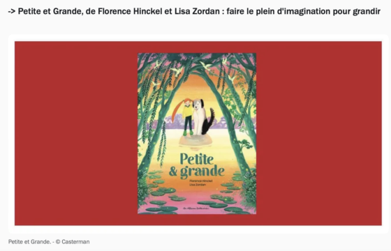 *Petite et grande* parmi les meilleurs albums à offrir à Noël, d’après France Inter