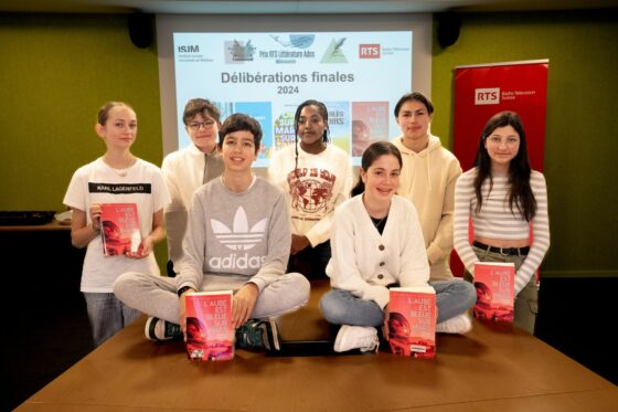 Prix RTS Littérature Ados pour L’aube est bleue sur Mars