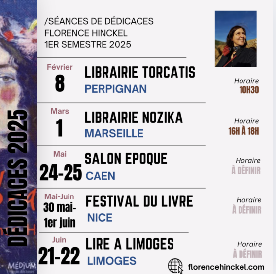 Dédicaces 1er semestre 2025