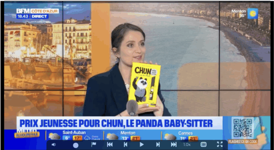 Chun à la télé !