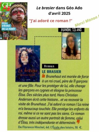 Le brasier dans Géo Ado