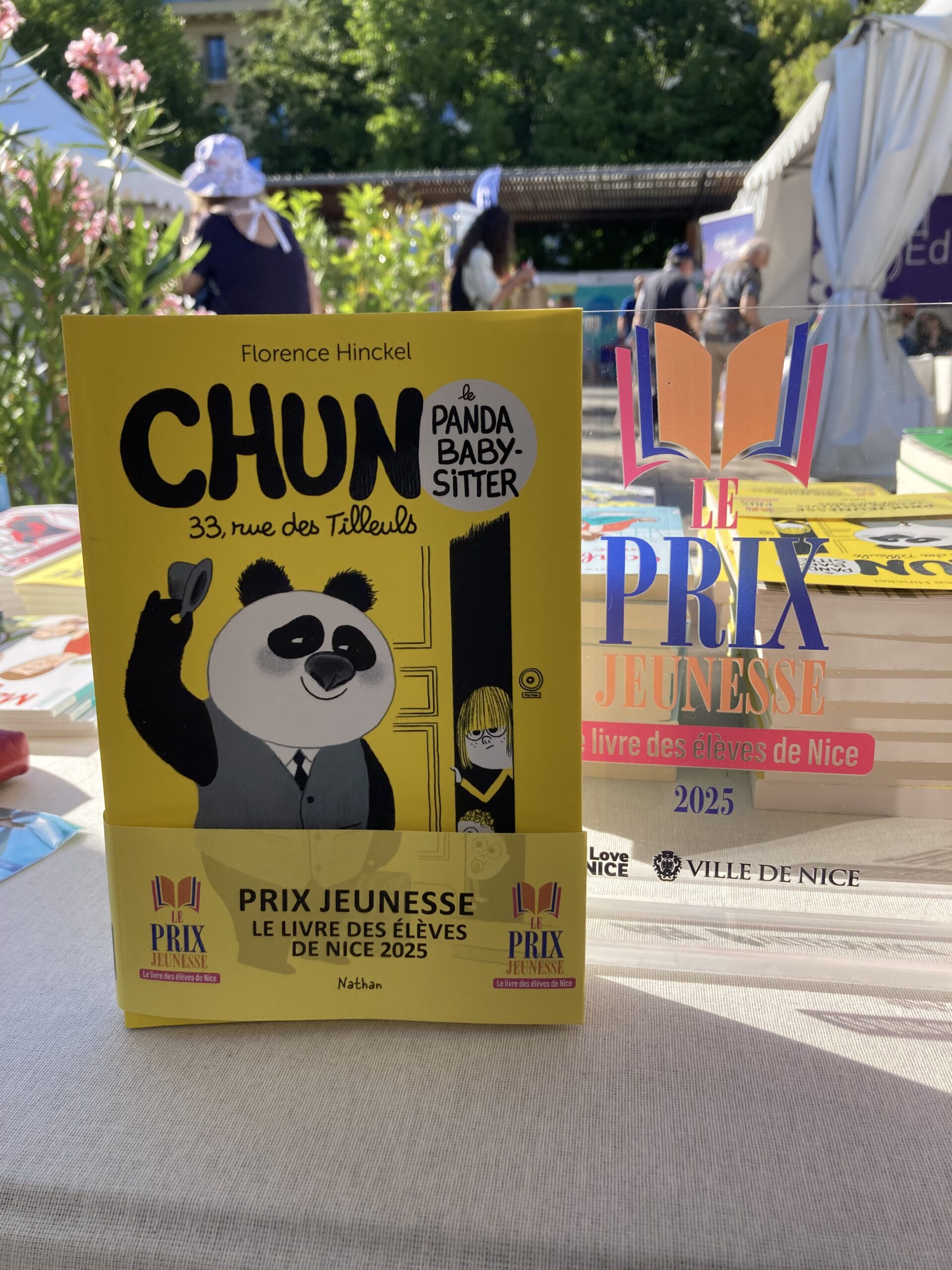 Retour du festival du livre de Nice + Nice Matin