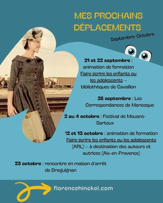 Mes prochains déplacements